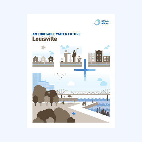 Report cover an equitable water future Louisville