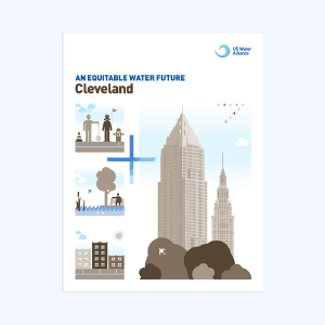 Report cover an equitable water future cleveland