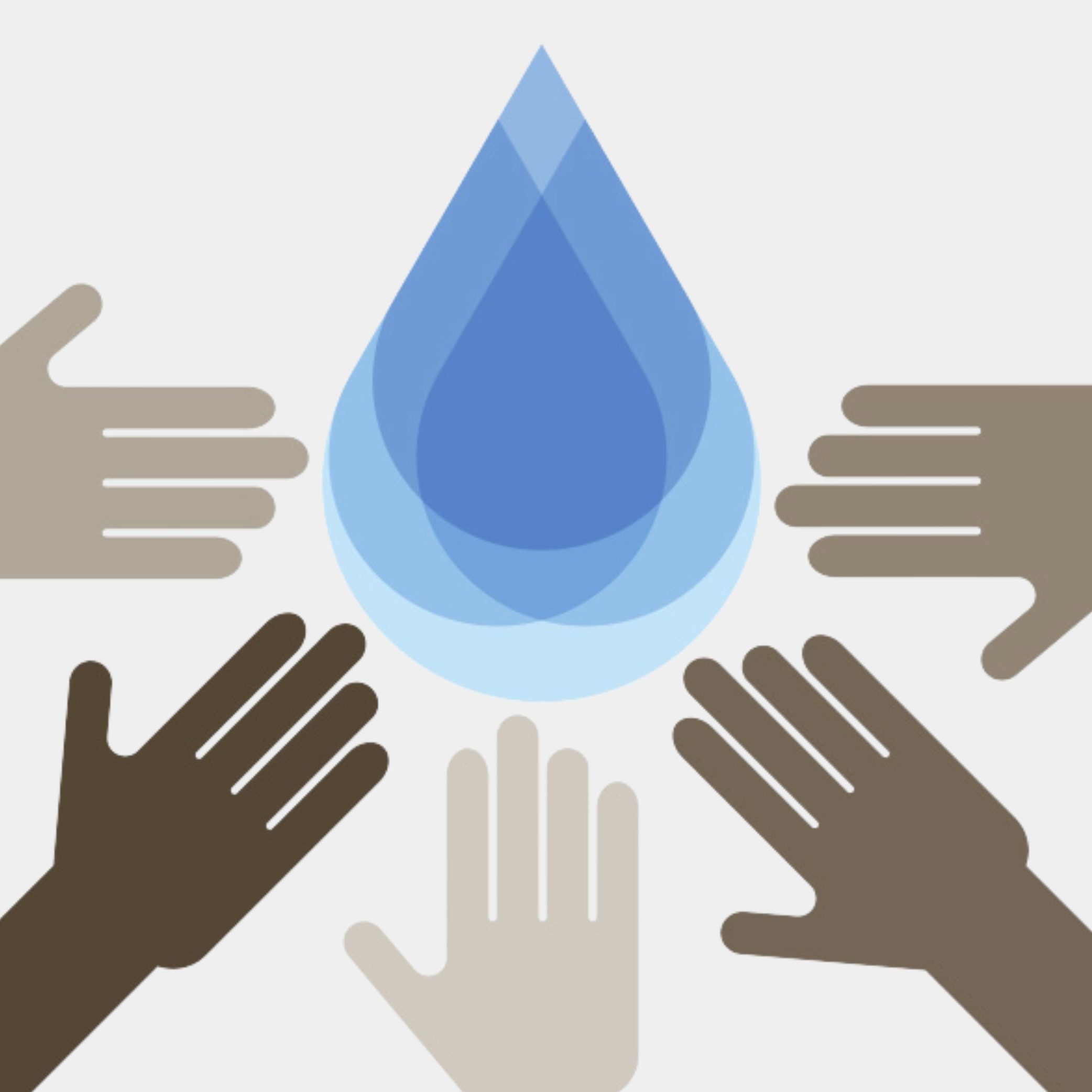 Racial Equity Toolkit screenshot hands water droplet gray background square