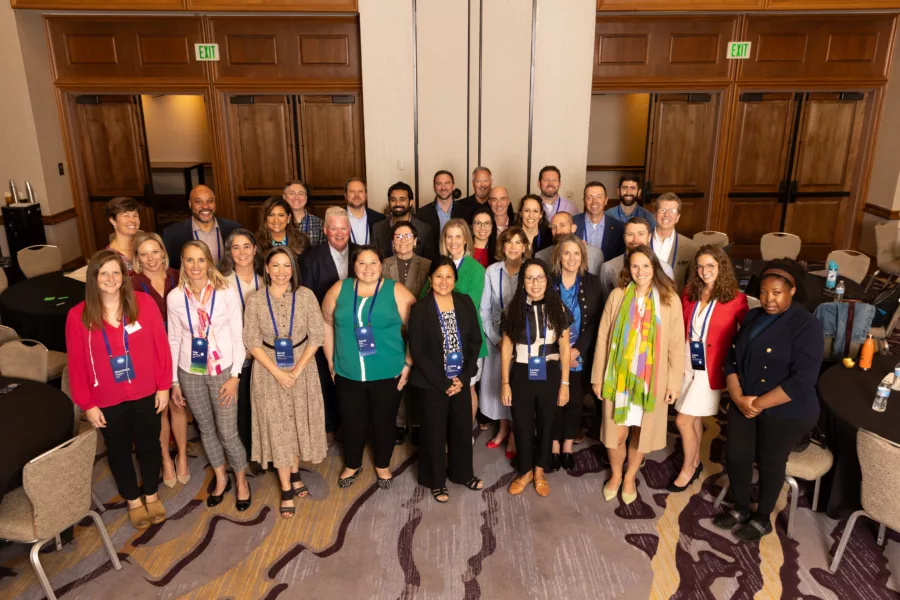 Group photo conference center inside