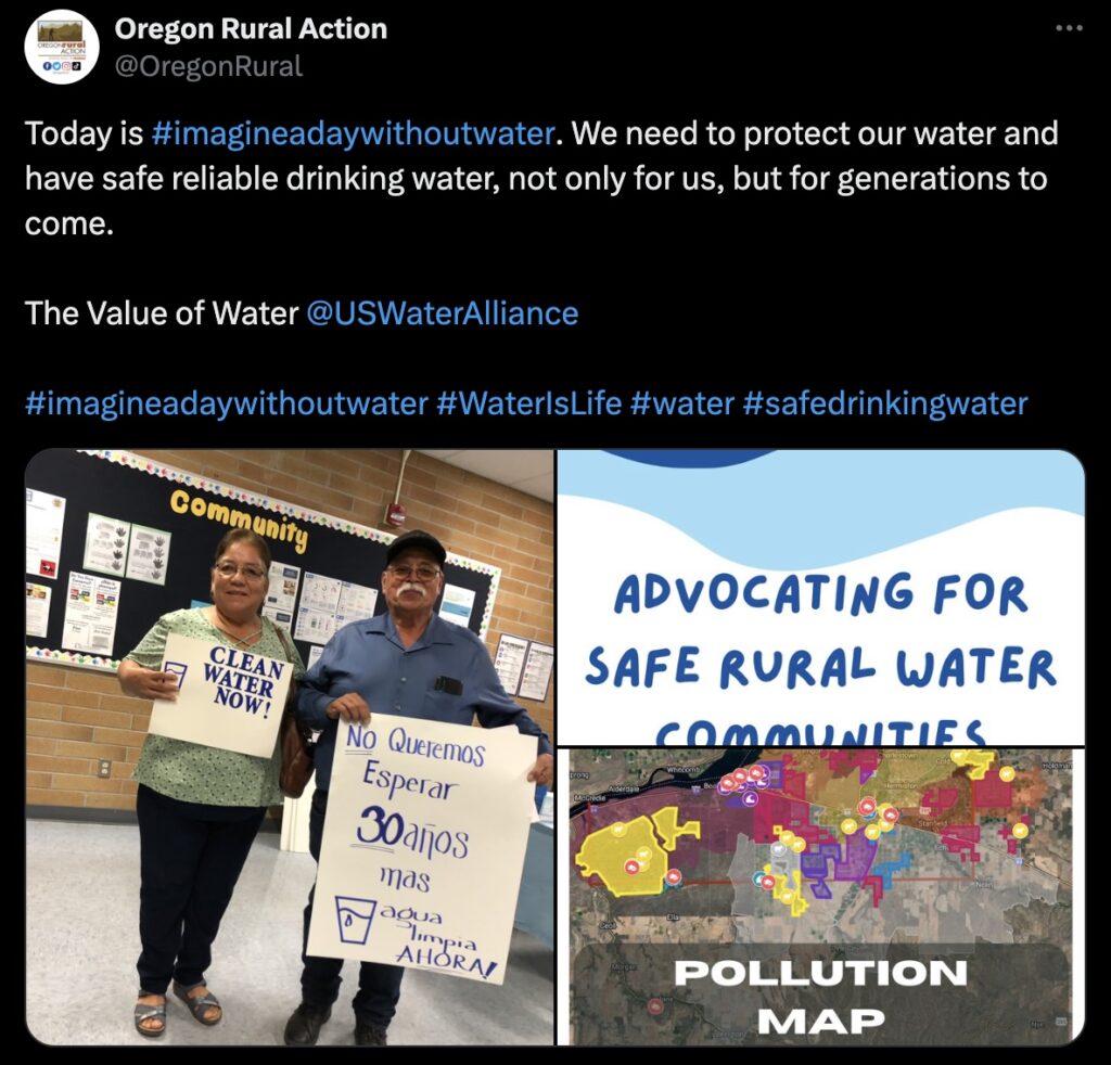 Imagine a Day Without Water 2024 Oregon Rural Action