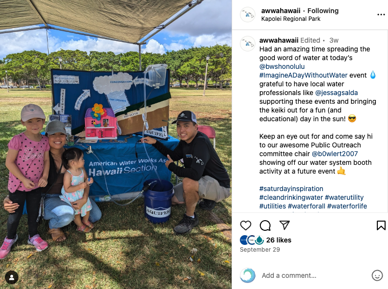 Imagine a Day Without Water 2024 AWWA Hawaii event